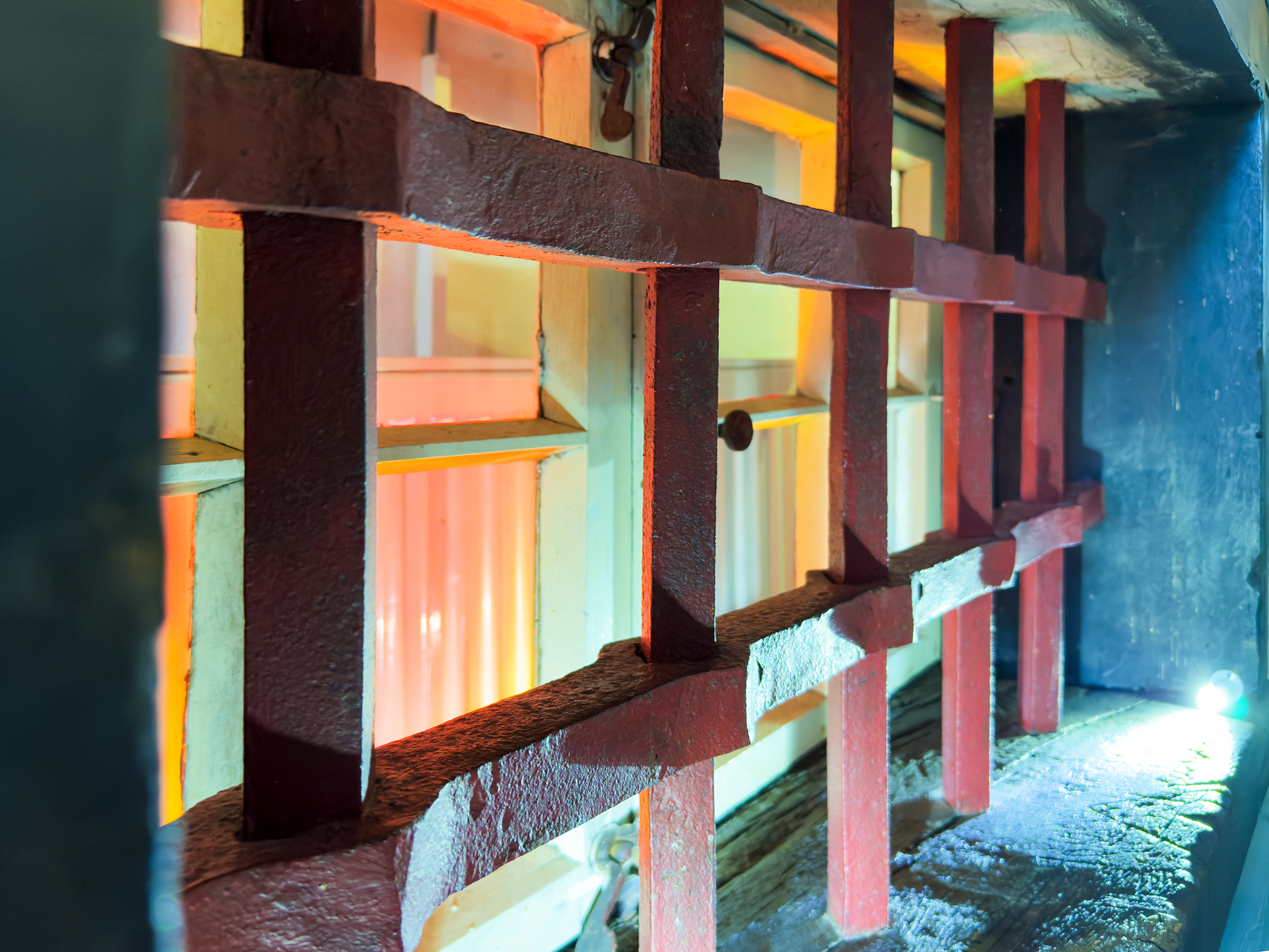 Reconstructed historic prison