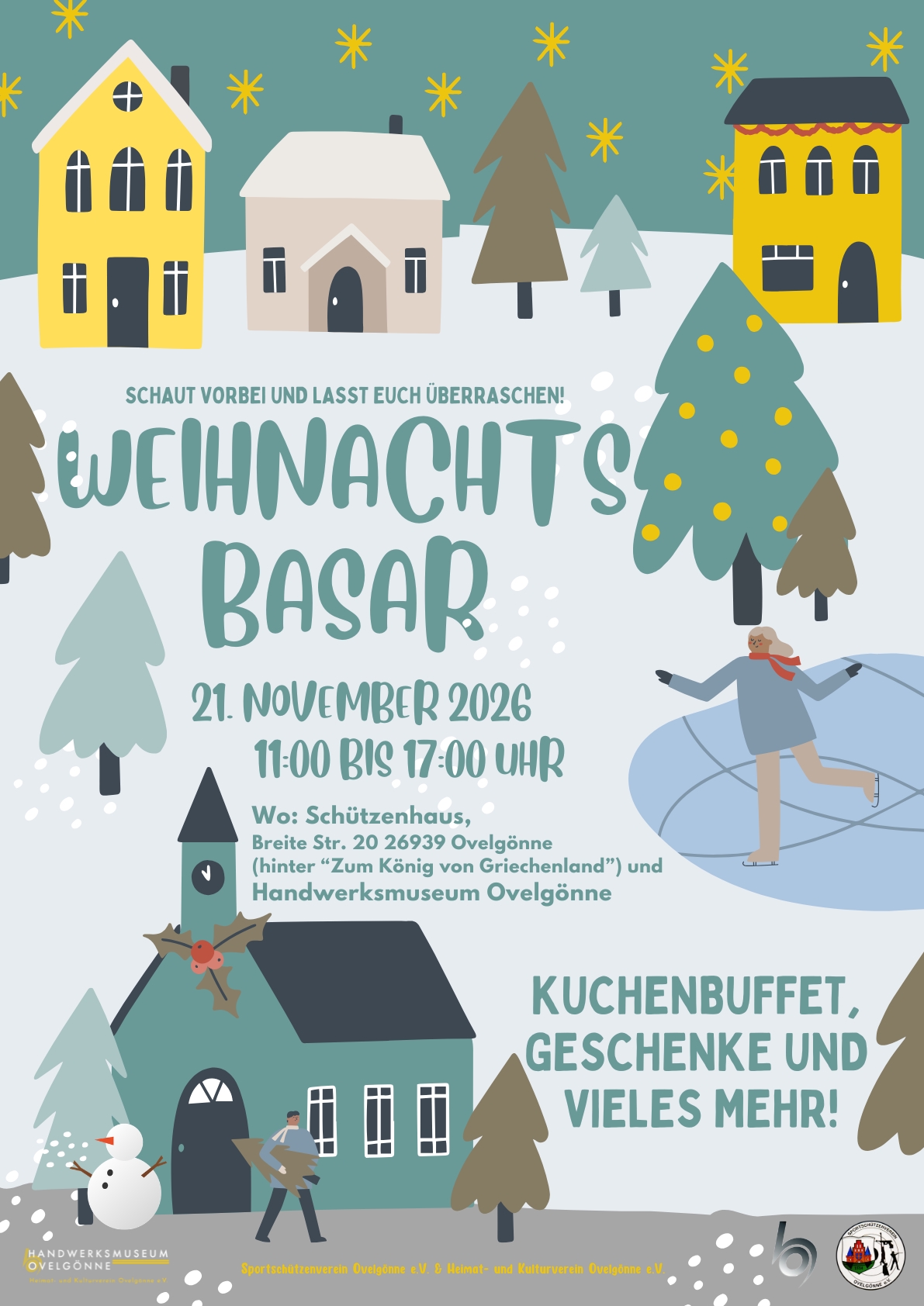 Poster WeihnachtsBasar Ovelgönne 2026
