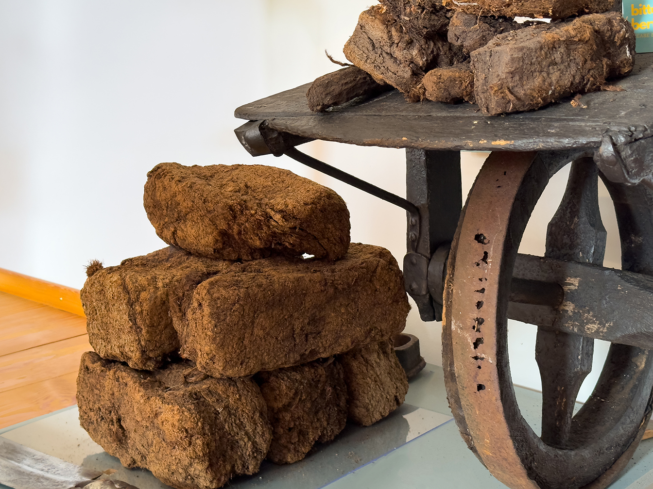 Historic peat cutting tools